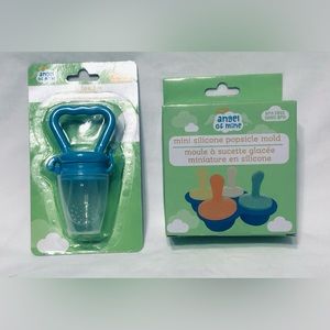 Baby Bundles Fruit Feeder/Mini Silicon Popsicle Mold.